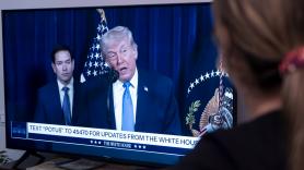 Ve la rueda de prensa de Trump en TVE y lo que sale en pantalla lleva ya miles de 'me gusta': "Mis respetos"