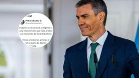 Este tuit de Sánchez sobre Venezuela está siendo objeto de halagos fuera de España: le definen con cinco palabras tremendas