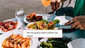 Un cliente pide la cuenta, critica al restaurante por cobrarle la tapa y el dueño le da una respuesta para retratarle como nunca