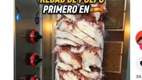 Abre un local con kebabs de pulpo y siembra la controversia entre los clientes: "¿Locura o genialidad?"