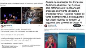 La máquina del fango se reactiva con la tragedia ferroviaria en Adamuz (Córdoba)