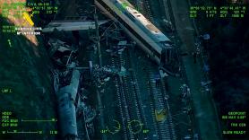 Imágenes aéreas: así han quedado los dos trenes siniestrados en Adamuz (Córdoba)