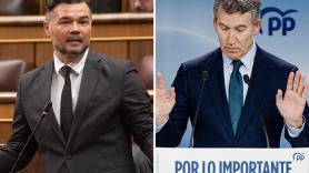 Feijóo dice que la regularización de migrantes se usa para "desviar la atención" del accidente de Adamuz: a Rufián le basta una imagen para ser la respuesta del día