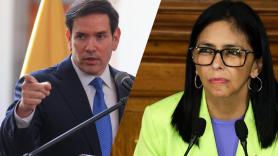 Marco Rubio advierte a Delcy Rodríguez: sin "cooperación" habrá que "usar la fuerza"