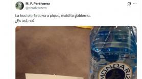 Lo que le cobran por tres cafés, dos aguas y un Cola-Cao en un resturante de Madrid le deja tiritando