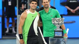 Enfocan a la grada nada más empezar el partido de Alcaraz y llama poderosamente la atención ver quién está ahí