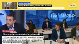 La cara de Javier Ruiz tras el "¿tú cómo ligas?" de Alfonso Serrano lo dice todo: a veces no hace falta decir mucho más