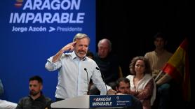 Azcón (PP) gana en Aragón pero retrocede dos escaños y queda a merced de Vox, que duplica representación