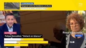 Dice Felipe González que votará en blanco y Rosa Villacastín desvela lo que el expresidente hace en privado con Feijóo