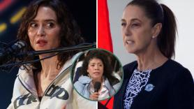 Lo que esta periodista ha dicho de Ayuso en plena pregunta a la presidenta de México va a formar una buena en España