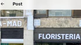 Pasa por delante de una floristería de Madrid en pleno San Valentín y lo que se encuentra provoca un enorme debate