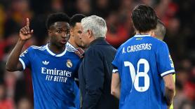 El Benfica-Real Madrid, suspendido unos minutos tras denunciar Vinicius que un rival le llamó "mono"