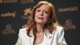 Susan Sarandon se rompe al agradecer el apoyo de España a Gaza y recordar que ella viene de "un lugar donde hay censura y represión"
