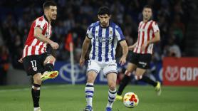 La Real Sociedad, a la final de la Copa del Rey contra el FC Barcelona tras vencer en Anoeta al Athletic Club por 1-0 (2-0 en el total)