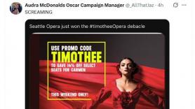 Óperas de todo el mundo responden a Timothée Chalamet tras sus comentarios sobre el ballet y la ópera