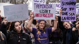 El feminismo grita fuerte y claro contra el fascismo y la guerra