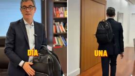 Bolaños responde a la pregunta que muchos le hacen y enseña lo que lleva (y lo que no) en su mochila