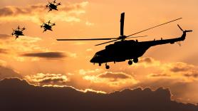 Ucrania derriba un helicóptero ruso de 16 millones con un minidron de fibra óptica en Donetsk