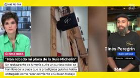Un restaurante de Almería denuncia el robo de su placa de la Guía Michelin: "Es bastante desmotivador"