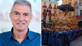 El humorista Manolo Sarria va a la Semana Santa de Málaga y se graba un vídeo que recorre España de punta a punta