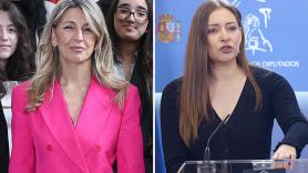 A Yolanda Díaz le bastan dos palabras para reaccionar a lo que dijo Ester Muñoz sobre el soldado español retenido por Israel