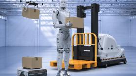 Japón prueba en su mayor aeropuerto robots chinos para llevar maletas porque no hay personal suficiente