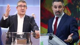 Santiago Abascal llama "mierda" a Pedro Sánchez: Patxi López le responde pagando con la misma moneda