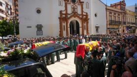 Huelva se despide de los dos agentes de la Guardia Civil que murieron durante la persecución de una narcolancha