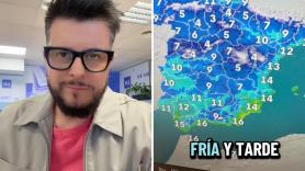 Martín Barreiro, meteorólogo de TVE, avisa de que vuelve el invierno a España y de lo que pasará en los próximos días