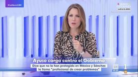 Silvia Intxaurrondo escudriña la agenda de Ayuso en México y se oye de fondo un claro "joooder"