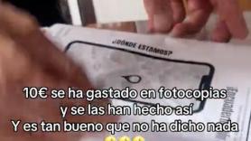 Paga 10 euros por unas fotocopias y lo que le acaban imprimiendo lleva más de 70.000 'me gusta'