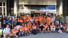 El Sindicato de Inquilinas arranca un compromiso al Gobierno tras encerrarse en la Seguridad Social: "Hemos ganado, no habrá más subastas de vivienda pública"
