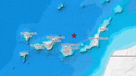 Tres islas sienten el mayor terremoto en Canarias en el último lustro: un seísmo de magnitud 4.8