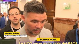 Preguntan a Rufián por la UCO y el PSOE y deja una frase clara sobre lo que podría pasar en España