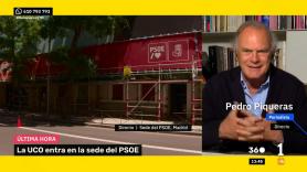 Pedro Piqueras cuenta sorprendido lo que se ha encontrado en Ferraz al pasar por allí esta mañana