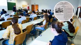 Miles de comentarios (y quejas) por lo que se ve en un examen de Historia de España de la PAU