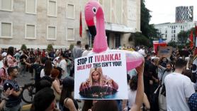 "Ivanka, vete a casa": los megaproyectos de lujo de los Trump generan protestas masivas en Albania