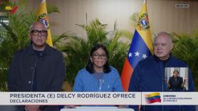 Los terremotos, una prueba de fuego para la gestión y el apoyo mundial de Delcy Rodríguez