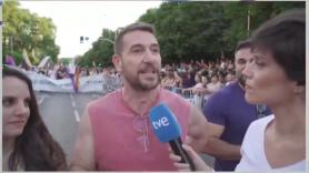 Este minuto del actor Raúl Tejón en la marcha del Orgullo es para grabar a fuego: "Tenemos que dar un paso adelante"