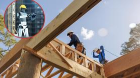 Robots de 72 toneladas ya clavan vigas de acero completamente solos en la obra: harían falta cuatro veces más obreros para el mismo trabajo