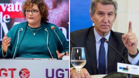 Patricia Ruiz, de UGT, avisa a Feijóo: "Quien no pueda permitirse la merma salarial por la baja irá a trabajar, pero empeorará su salud y desembocará en una baja de mayor duración"