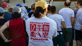 Más de 130 organizaciones piden el veto a Israel en el Campeonato de Europa de Escalada que se celebrará en Catalunya