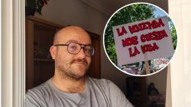 Alejandro Rebollo, 28 años, profesor interino en Valencia: "Desde que empecé a trabajar mi vida ha sido mudanza tras mudanza, no siento ningún sitio como mi casa"