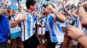 De los 'Muchachos' a la 'Cuarta Estrella': la pasión de la hinchada argentina toma Atlanta antes de las semifinales