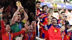 Casillas o Unai Simón, Xavi o Rodri, Villa o Lamine: elige el once definitivo de España con los campeones de 2010 y 2026