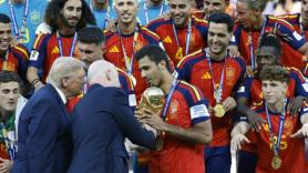 El gesto de Mikel Merino delante de Donald Trump que ya es historia de España: "Brutal"