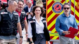 Alerta en los móviles al suroeste de Madrid por un incendio forestal en San Martín de Valdeiglesias: una residencia de ancianos, confinada