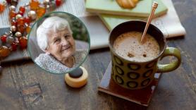 Adelia, 95 años: "Adoro la gimnasia, por la noche como poco, no bebo alcohol y de vez en cuando me permito un dulce con el café de cebada"