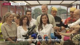 Muchos se fijan en lo que hace Ayuso cuando Letizia dice esta frase sobre los incendios en Madrid: "Letizia le da una lección a Ayuso"