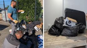 Tira sus bolsas de basura junto a un contenedor, el alcalde rebusca en ellas, encuentra su dirección y se las devuelve a la puerta de casa: ahora se enfrenta a una multa de hasta 15.000 euros